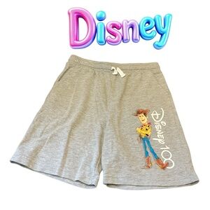 Disney Gray Athletic Men's Shorts with Woody Design